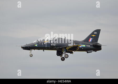 RAF British Aerospace Hawk T1 XX218 effectuant à RIAT Fairford 2014 Banque D'Images