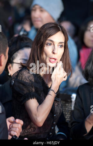 Tokyo, Japon. 25 octobre 2016. L'actrice française Anne Parillaud assiste au vernissage le tapis rouge pour le 29e Festival International du Film de Tokyo à Roppongi Hills Arena de Roppongi, Tokyo. HIROKO TANAKA/Alamy Live News Banque D'Images