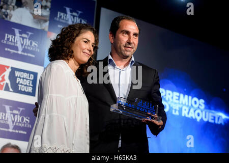 Madrid, Espagne. 25 octobre, 2016. Au cours de l'awards Maria De Villota et Racket City Awards à Madrid, le mardi 25 octobre 2016. Gtres más información : crédit en ligne Comuniación,S.L./Alamy Live News Banque D'Images