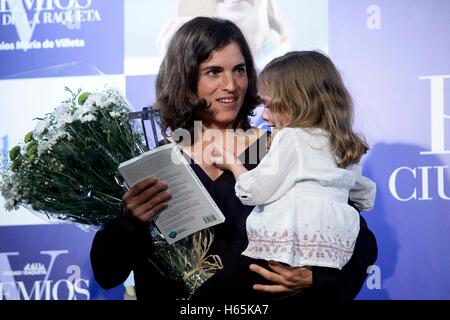 Madrid, Espagne. 25 octobre, 2016. Au cours de l'awards Maria De Villota et Racket City Awards à Madrid, le mardi 25 octobre 2016. Gtres más información : crédit en ligne Comuniación,S.L./Alamy Live News Banque D'Images