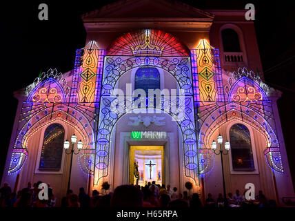 Église de célébration du saint patron, Madonna del Carmine. Banque D'Images