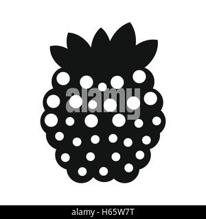 Framboises icône simple Illustration de Vecteur