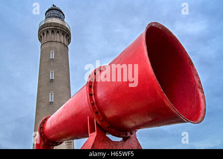 Au point de brume 38 et plus à l'ouest du phare sur le continent britannique en Ecosse Banque D'Images