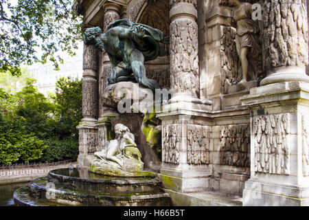 Fontaine Médicis (fontaine Médicis) au Jardin du Luxembourg à Paris Banque D'Images