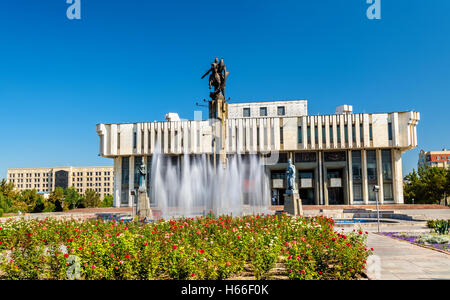 Philharmonie nationale kirghize Toktogul Satylganov nom à Bichkek Banque D'Images