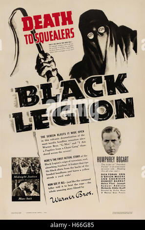 La légion noire - Film affiche - Banque D'Images