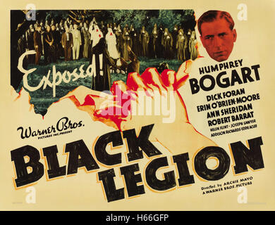 La légion noire - Film affiche - Banque D'Images