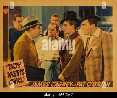 Boy Meets Girl (1938) - Movie Poster - Banque D'Images