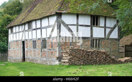 Ferme à Pendean Weald et Downland Open Air Museum, Singleton, Sussex, Angleterre Banque D'Images