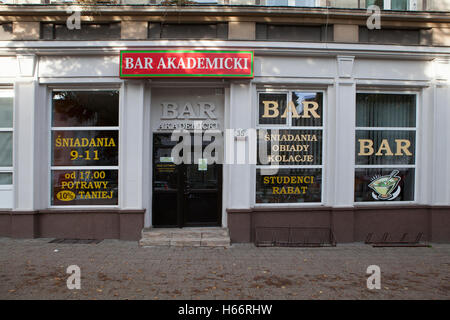 Milk Bar en Bar Mleczny Wrzeszcz - w Wrzeszcz Banque D'Images