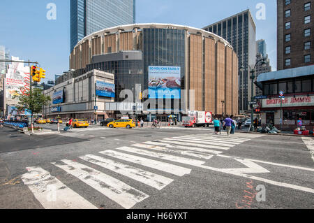 Madison Square Garden sur la 8e Avenue et West 31st Street, Manhattan, New York City Banque D'Images