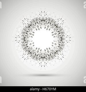 Vecteur moderne modèle pour les affaires, les sciences, la médecine, la technologie, le réseau et votre idée Illustration de Vecteur