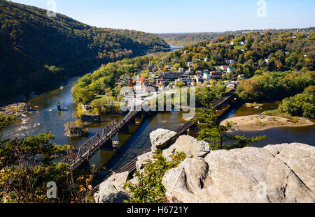 Parc historique national Harpers Ferry Banque D'Images