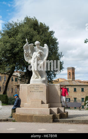 Rues de Volterra, Toscane, Italie, Union européenne, Europe Banque D'Images