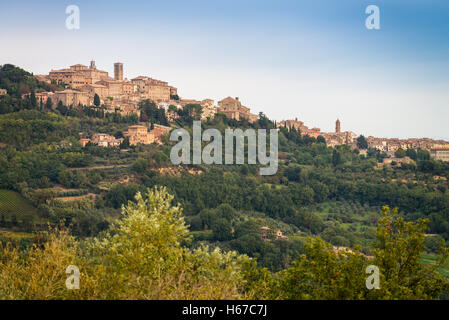 Ville de Montepulciano, Toscane, Italie, Union européenne, Europe Banque D'Images