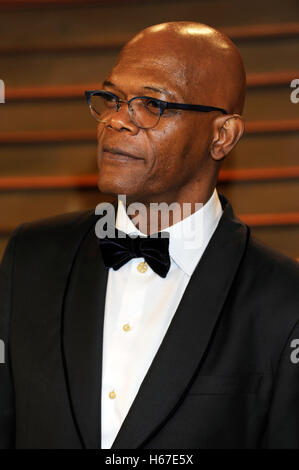 Samuel L. Jackson assiste à la Vanity Fair Oscar Party 2014 le 2 mars 2014 à West Hollywood, Californie. Banque D'Images