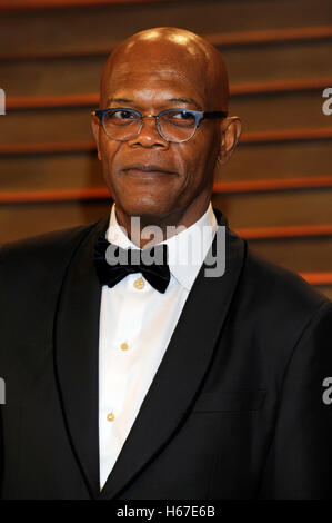 Samuel L. Jackson assiste à la Vanity Fair Oscar Party 2014 le 2 mars 2014 à West Hollywood, Californie. Banque D'Images