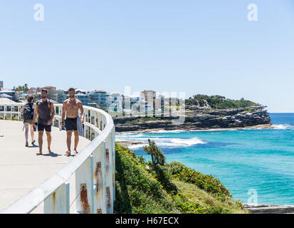 Le spectaculaire à Bondi Coogee à pied à Sydney Banque D'Images