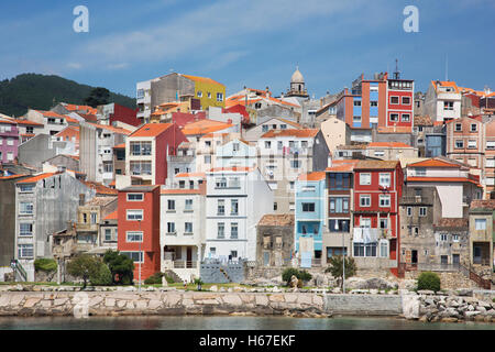 Builidings sur le littoral à Orense en Galice, Espagne Banque D'Images