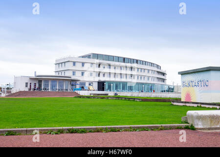 L'hôtel Midland à Morecambe Lancashire UK Banque D'Images