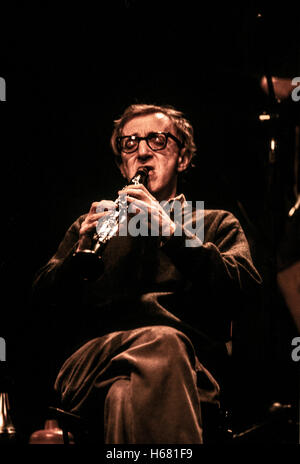 Woody Allen et son New Orleans Jazz Band Banque D'Images