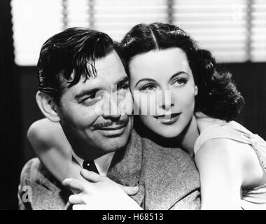 CLARK GABLE, Hedy Lamarr, camarade X, 1940 Banque D'Images