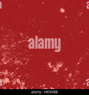 La peinture rouge en détresse Illustration de Vecteur