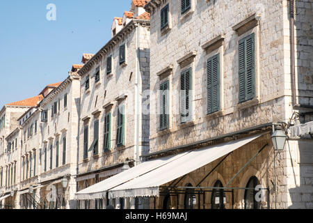 Dubrovnik, situé le long de la côte Dalmate en Croatie, est connue comme la "Perle de l'Adriatique' et sa vieille ville est à l'UNESCO ne Banque D'Images