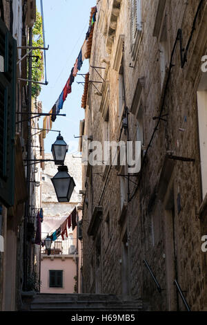 Dubrovnik, situé le long de la côte Dalmate en Croatie, est connue comme la "Perle de l'Adriatique' et sa vieille ville est à l'UNESCO ne Banque D'Images