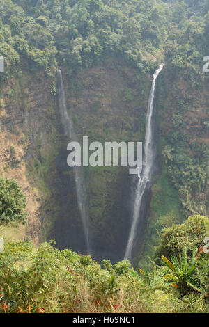 Cascade de Tad Fane, Plateau des Bolavens, Laos, Asie Banque D'Images