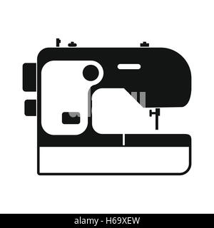 L'icône de la machine à coudre moderne Illustration de Vecteur