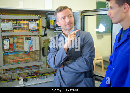 La morale de l'homme un apprenti Banque D'Images