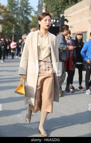 Beijing, Beijing, Chine. 26Th Oct, 2016. Le Street Fashion Week de Chine à Beijing, octobre 26th, 2016. © SIPA Asie/ZUMA/Alamy Fil Live News Banque D'Images