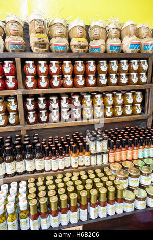 Florida Palm Coast, Indian River fruit, stand de bord de route, vendeur vendeurs vendre, stall stands stand marché, produit, vente, afficher sal Banque D'Images