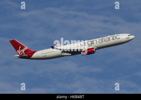 A330 de Virgin Atlantic Banque D'Images