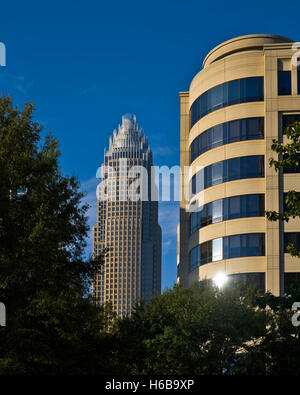 L'architecture, bâtiments dans la ville de Charlotte, NC