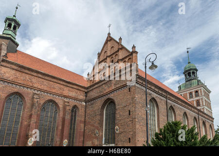 Église Sainte-Catherine, Gdansk, Pologne Banque D'Images