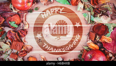 Image composite de joyeux thanksgiving Banque D'Images