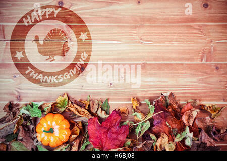 Image composite de joyeux thanksgiving Banque D'Images