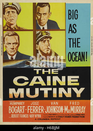 The Caine Mutiny - Movie Poster - Banque D'Images