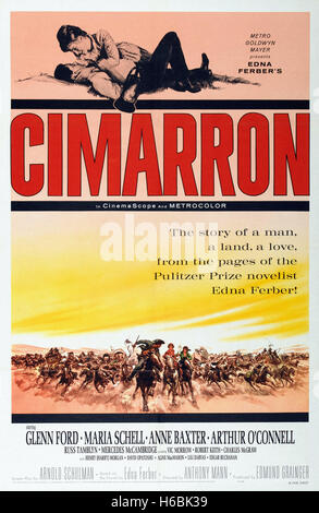 Cimarron (1960) - Movie Poster - Banque D'Images