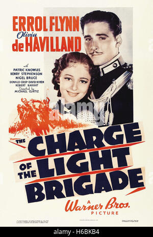 La charge de la Brigade légère (1936) - Movie Poster - Banque D'Images