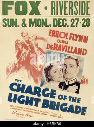 La charge de la Brigade légère (1936) - Movie Poster - Banque D'Images