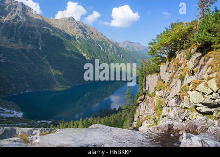 Hautes Tatras - lac Morskie Oko Banque D'Images