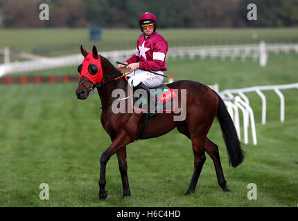 Rouleau de tigre monté par jockey Jamie pendant la papeterie Codd Ryman Cheltenham Business Club Novices' Chase sur le premier jour de l'exposition à l'Hippodrome de Cheltenham. Banque D'Images