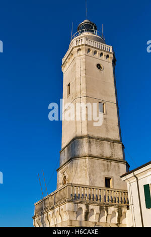 Dix-huitième siècle ancien phare à Rimini, Italie Banque D'Images