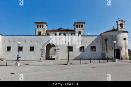 Château Renaissance en 34070, Alpes Juliennes, en Slovénie Banque D'Images