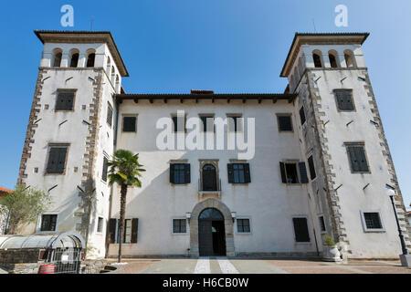 Château Renaissance en 34070, Alpes Juliennes, en Slovénie Banque D'Images