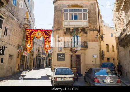 Vieille ville Ir-Rabat à Malte Banque D'Images