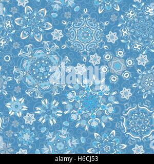 Modèle sans couture de flocons. Golden sur fond sombre. Spe 8. Illustration de Vecteur